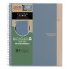 Recycled Notebook, 1 Subject, Medium/College Rule, Randomly Assorted Cover, 11 x 8.5 Sheets8