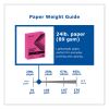 Color Paper, 24 lb Text Weight, 8.5 x 11, Fuchsia, 500/Ream4