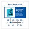 Color Paper, 24 lb Text Weight, 8.5 x 11, Blue, 500/Ream2