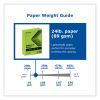 Color Paper, 24 lb Text Weight, 8.5 x 11, Emerald Green, 500/Ream3