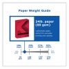 Color Paper, 24 lb Text Weight, 8.5 x 11, Red, 500/Ream3