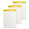 Vertical-Orientation Self-Stick Easel Pads, Unruled, 25 x 30, White, 30 Sheets, 3/Pack8