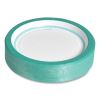 Everyday Paper Plates, 8.5" dia, White/Teal, 125/Pack4