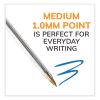 Cristal Xtra Smooth Ballpoint Pen, Stick, Medium 1 mm, Blue Ink, Clear Barrel, 500/Pack5