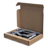 Tablet Shipping Box, One-Piece Foldover (OPF), Medium, 11.75" x 14.25” x 2”, Brown Kraft3