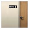 Caution Watch Your Step Indoor/Outdoor Wall Sign, 9" x 3", Black Face, White Graphics, 3/Pack4