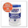 Healthcare Surface Disinfecting Wipes, 1-Ply, 7" x 10", Unscented, White, 110 Wipes/Canister, 6 Canisters/Carton3