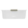 50 Qt. Latch Lid Underbed Storage Box, 17.75" x 32.5" x 6.5", Clear6