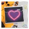 Trapper Keeper 3-Ring Pocket Binder, 1" Capacity, 11.25 x 12.19, Neon Heart2