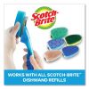 Non-Scratch Dishwand Refills, Blue, 2/Pack5