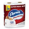 Ultra Strong Bathroom Tissue, Super Mega Rolls, Septic Safe, 2-Ply, White, 363 Sheet Roll, 6 Rolls/Pack, 3 Packs/Carton4