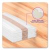 WetJet System Wood Mopping Pad, 5.4 x 11.3, White, 20/Pack4