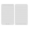 All-Weather Wire-O Notepad, Universal: Narrow Rule and Quadrille Rule, Black Cover, 50 White 4 x 6 Sheets2