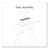 Vizon 47" Gaming Desk, 47.2" x 26.6" x 35", White Colorway2