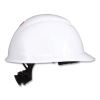 SecureFit Hard Hat with Uvicator, Four-Point Ratchet Suspension, White5