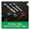 Back To School Pack, Assorted Tapes Plus Scissors/Kit6