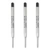 Quinkflow Refill for Parker Ballpoint Pen, Medium Tip, Black Ink, 3/Pack4