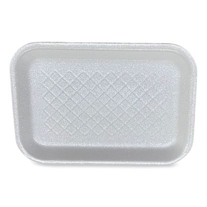 Meat Trays, #2S, 8.5 x 6 x 0.7, White, 500/Carton1