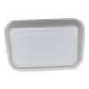 Meat Trays, #2S, 8.5 x 6 x 0.7, White, 500/Carton4