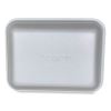 Meat Trays, #3P, 8.7 x 6.6 x 1.1, White, 400/Carton4