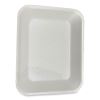 Meat Trays, #8P, 10.8 x 8.82 x 1.5, White, 200/Carton1