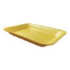 Meat Trays, #8P, 10.8 x 8.82 x 1.5, Yellow, 200/Carton1