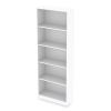 Five-Shelf Bookcase, 27.56" x 11.42" x 77.56", White2