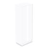 Three-Shelf Narrow-Footprint Bookcase, 15.75" x 11.42" x 44.33", White3