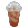 PET Cold Cup Dome Lids, Fits 9 oz to 10 oz PET Cups, Clear, 100/Pack3