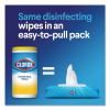 Disinfecting Wipes, Easy Pull Pack, 1-Ply, 8 x 7, Lemon Scent, White, 75 Towels/Box12