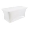 iGear Fabric Table Cover, Polyester, 30 x 72, White2