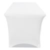 iGear Fabric Table Cover, Polyester, 30 x 72, White5