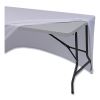 iGear Fabric Table Cover, Polyester, 30 x 72, White7