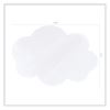 Self Stick Dry Erase Clouds, 7 x 10, White Surface, 10/Pack3