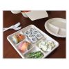 Fiber Trays, 5-Compartment, 8.5 x 10.24 x 1.01, Natural, Paper, 400/Carton4