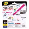Take Note Dry-Erase Markers, Broad, Chisel Tip, Assorted, 12/Pack4