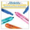 Super Clicks Retractable Markers, Assorted Tip Size, Conical Tip, Assorted Colors, 10/Pack4