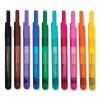 Super Clicks Retractable Markers, Assorted Tip Size, Conical Tip, Assorted Colors, 10/Pack7