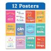 Mini Posters, Growth Mindset Quotes, 8.5 x 11, 12/Set2