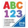 EZ Letter Combo Packs, Color Splash Assortment, 4"h, 219 Characters4