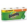 Kitchen Roll Paper Towels, 2-Ply, White, 10.5 x 11, 87 Sheets/Roll, 4 Triple Rolls/Pack, 6 Packs/Carton11