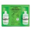 Double Bottle Sterile Saline Eye Wash Wall Station, 16 oz Bottles, 2 Bottles/Station, 4 Stations/Carton2