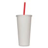 PET Lids, Fits 12 oz to 22 oz Double Poly Paper Cold Cups, Flat Lid, Clear, 1,000/Carton3