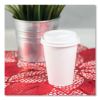 Hot Cup Lids, Fits 8 oz Paper Hot Cups, Sipper Lid, White, 1,000/Carton4