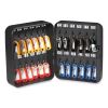 24-Slot Key Box, 6.3 x 2.9 x 7.8, Steel, Black2