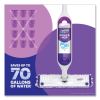 Power Mop, 15.4 x 5.3 White/Purple Cloth Head, 26" Silver Aluminum Handle6