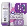 PowerMop Cleaning Solution and Pads Refill Pack, Lavender, 25.3 oz Bottle and 5 Pads per Pack, 4 Packs/Carton2