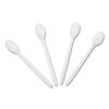 Polypropylene Cutlery, Soda Spoon, 7.87", White, 1,000/Carton3