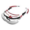 Avatar Safety Glasses, Black/Red Polycarbonate Frame, Gray Polycarbonate Lens2