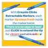 Crayola® Clicks Retractable Markers6